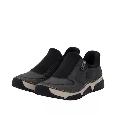 Półbuty RIEKER 45965-45 grey