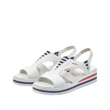 Sandały RIEKER V02Y5-80 white