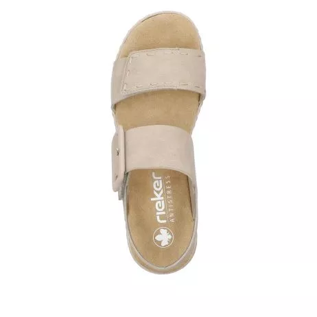 Sandały RIEKER 62950-62 beige