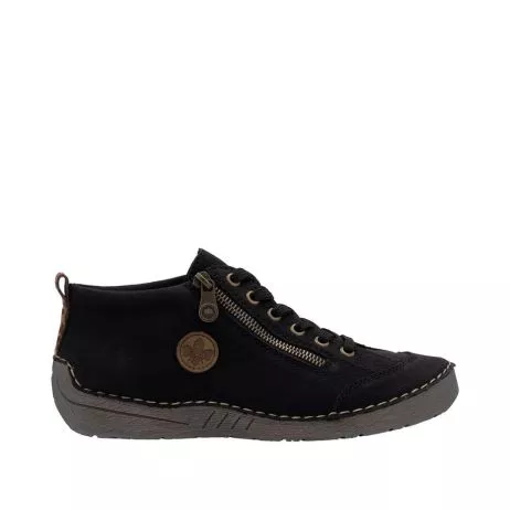 Półbuty RIEKER 52514-00 black