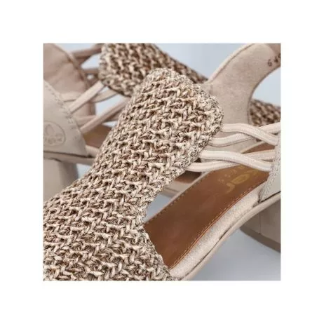 Sandały RIEKER 64962-60 beige