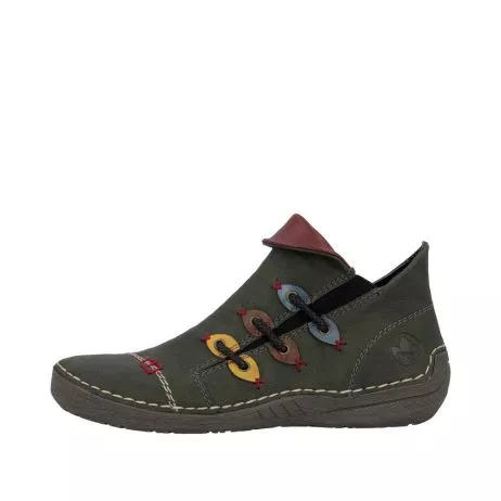 Botki RIEKER 72581-54 green