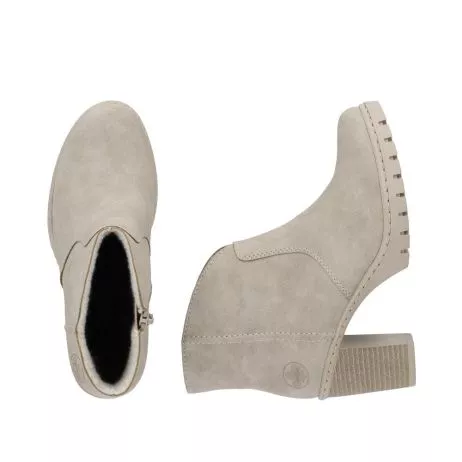 Botki RIEKER Y2553-60 beige