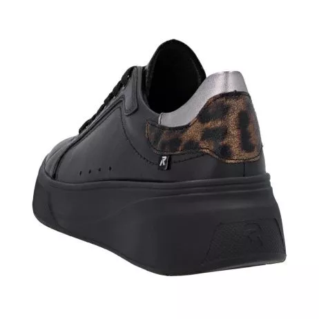 Półbuty RIEKER W2303-00 black
