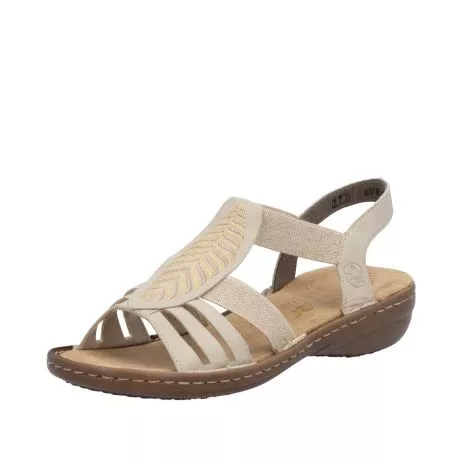 Sandały RIEKER 608C0-62 beige