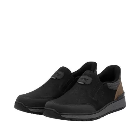 Półbuty RIEKER B9057-00 black