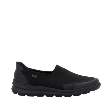 Półbuty RIEKER Z0054-00 black