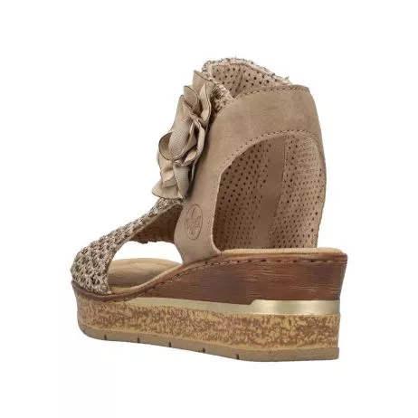 Sandały RIEKER 63791-60 beige