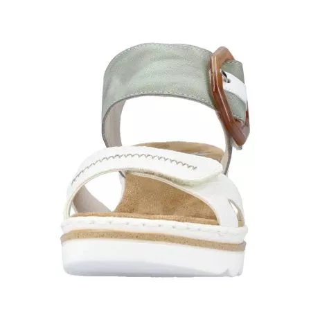 Sandały RIEKER 67476-81 white