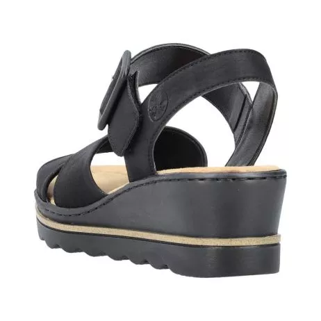Sandały RIEKER 67463-00 black