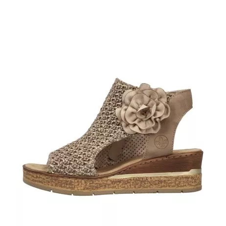 Sandały RIEKER 63791-60 beige