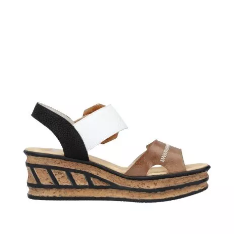 Sandały RIEKER 68176-64 beige