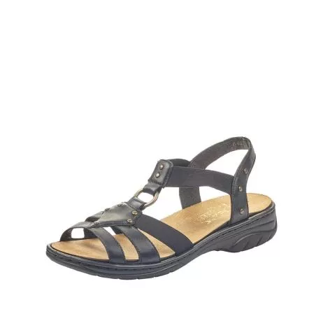 Sandały RIEKER 64574-00 black