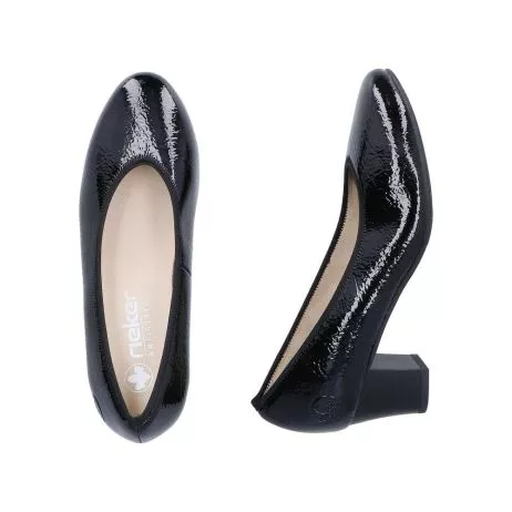 Czółenka RIEKER 44650-02 black