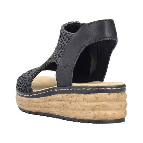 Sandały RIEKER 62783-00 black