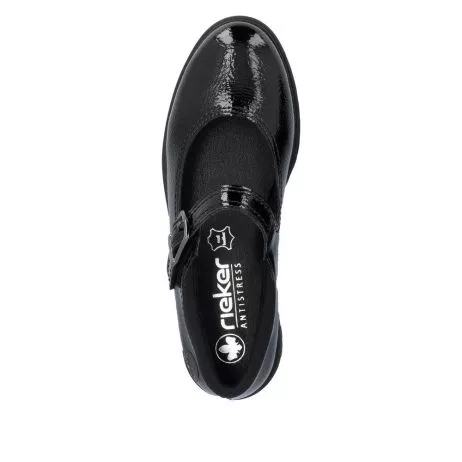 Półbuty RIEKER 45567-00 black