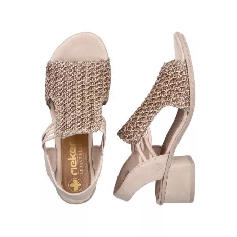 Sandały RIEKER 64962-60 beige
