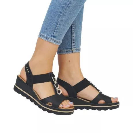 Sandały RIEKER 67498-00 black
