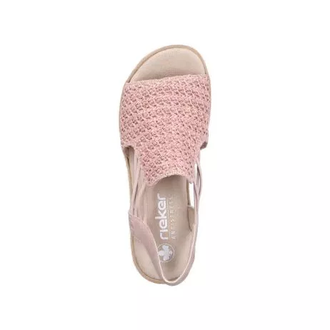 Sandały RIEKER V3641-31 pink