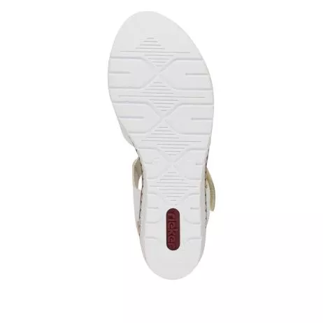Sandały RIEKER V38G9-80 white