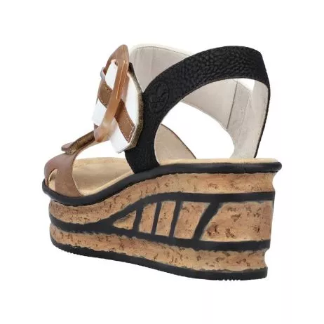 Sandały RIEKER 68176-64 beige