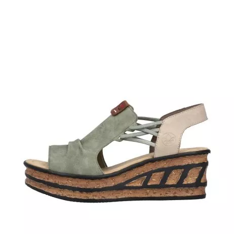 Sandały RIEKER 68175-52 green