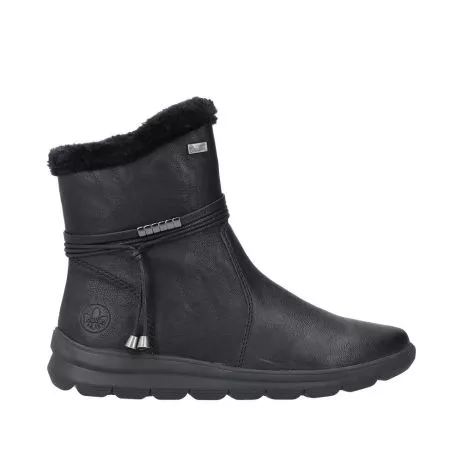 Botki RIEKER Z0070-00 black