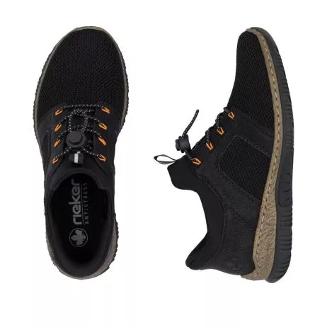 Półbuty RIEKER N32G4-00 black