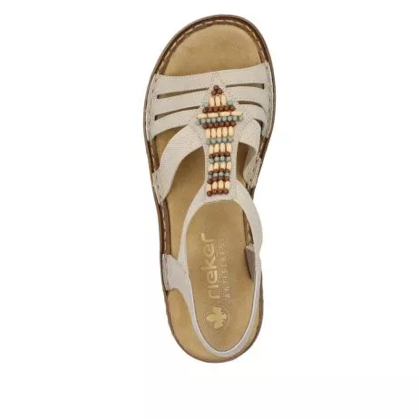 Sandały RIEKER 60851-62 beige