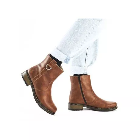 Botki RIEKER Z6871-24 brown