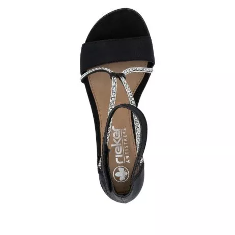 Sandały RIEKER 64654-00 black