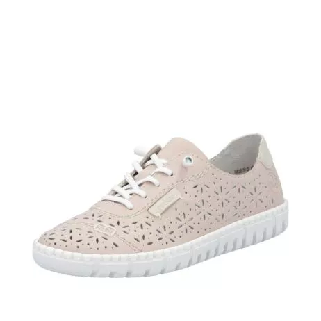 Półbuty RIEKER M2354-31 pink