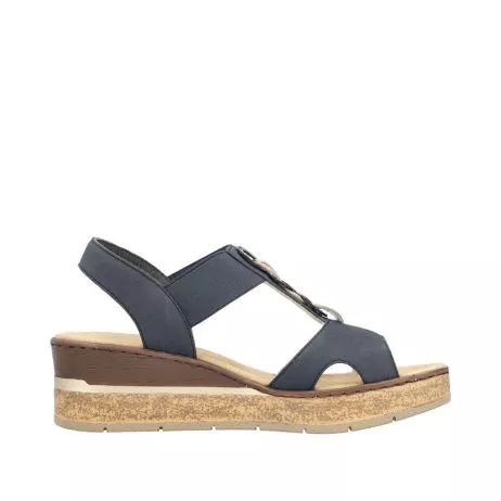 Sandały RIEKER 63798-14 blue