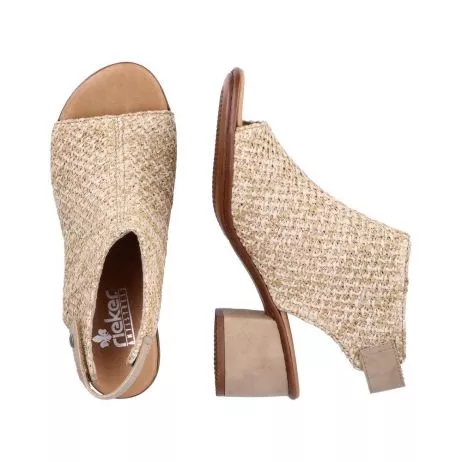 Sandały RIEKER 64670-60 beige