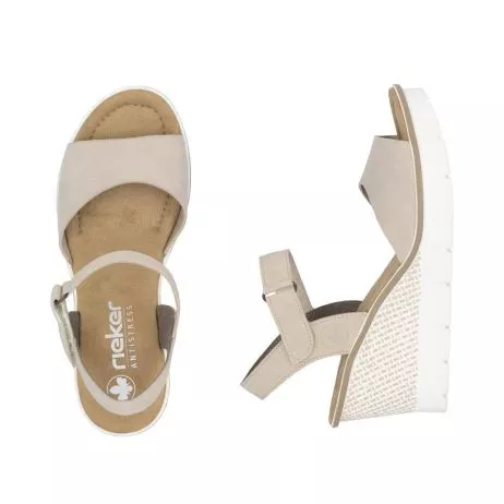 Sandały RIEKER 68590-60 beige