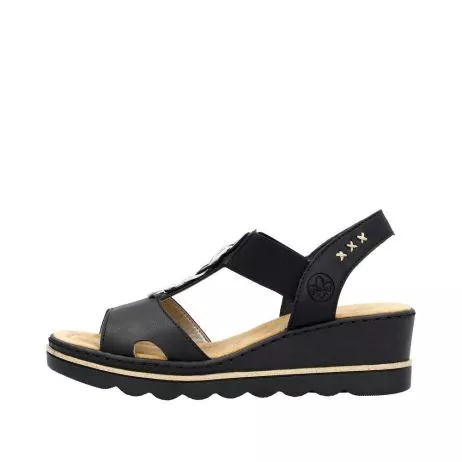 Sandały RIEKER 67498-00 black