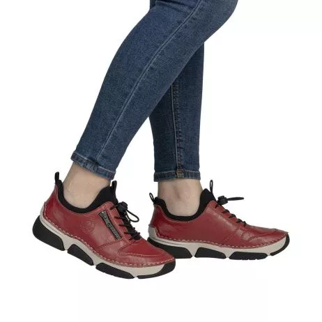 Półbuty RIEKER 45951-33 red