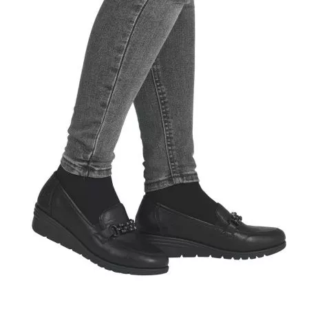 Mokasyny RIEKER L5361-00 black