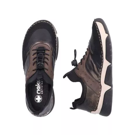 Półbuty RIEKER 45961-00 black