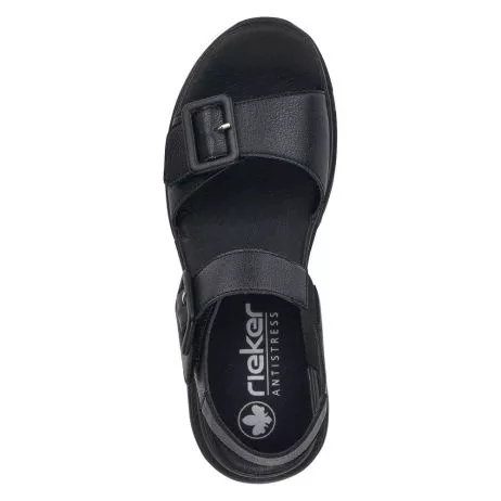 Sandały RIEKER 66680-00 black