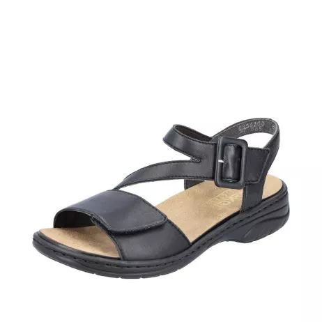 Sandały RIEKER 64561-00 black
