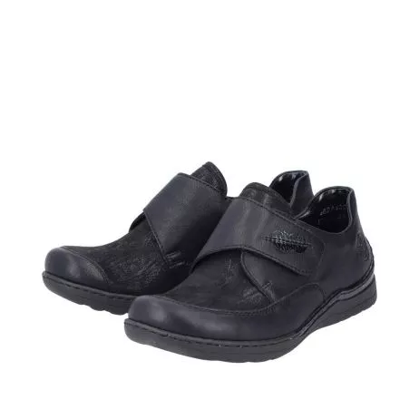 Półbuty RIEKER 48954-00 black