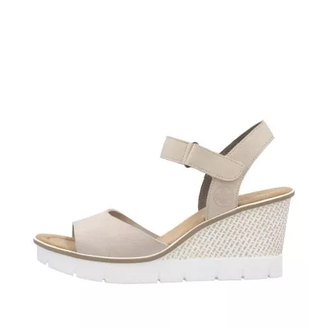 Sandały RIEKER 68590-60 beige