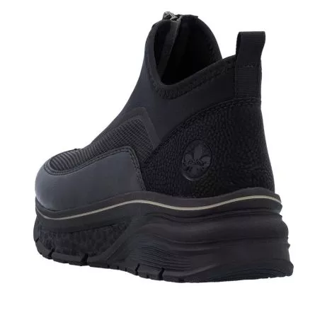 Półbuty RIEKER 48053-00 black