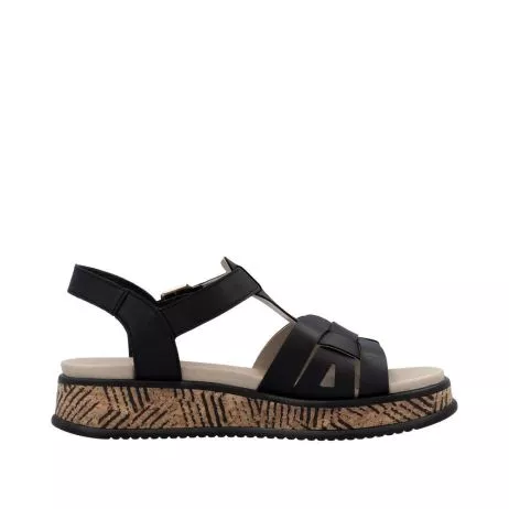 Sandały RIEKER W0853-00 black