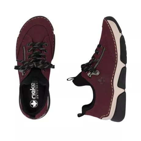 Półbuty RIEKER 45973-36 red