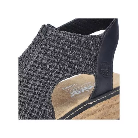 Sandały RIEKER 62783-00 black