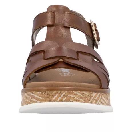 Sandały RIEKER W0853-24 brown