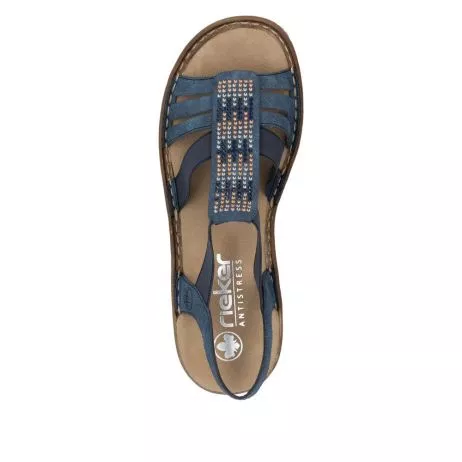 Sandały RIEKER 628G7-14 blue