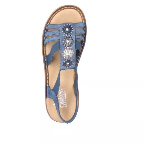 Sandały RIEKER 628G9-16 blue